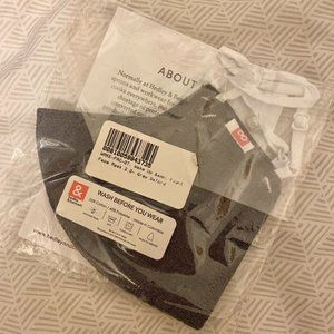 Hedley & Bennett Wake up and Fight mask 2.0, Grey Chambray